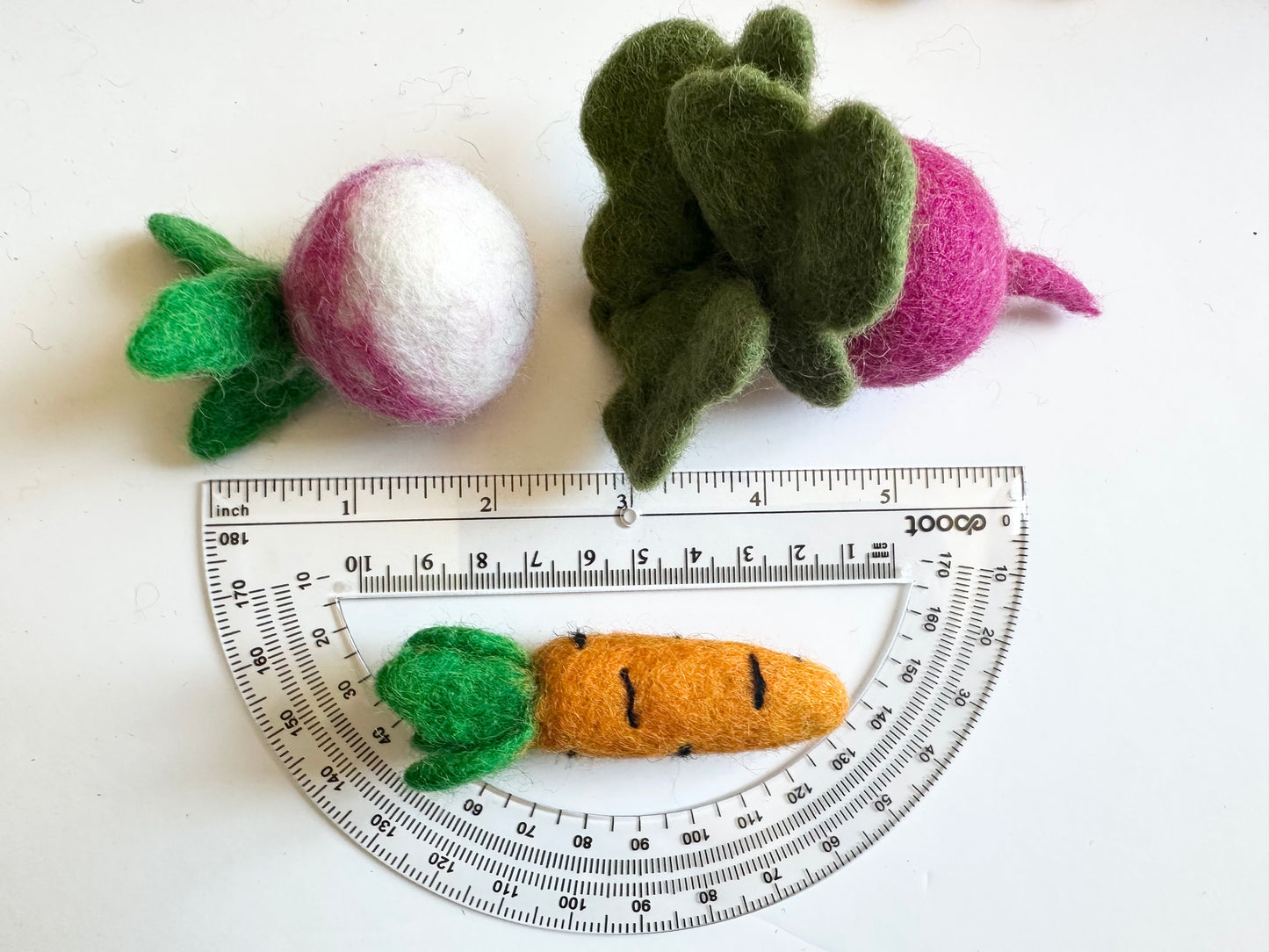 Felted Vegetables