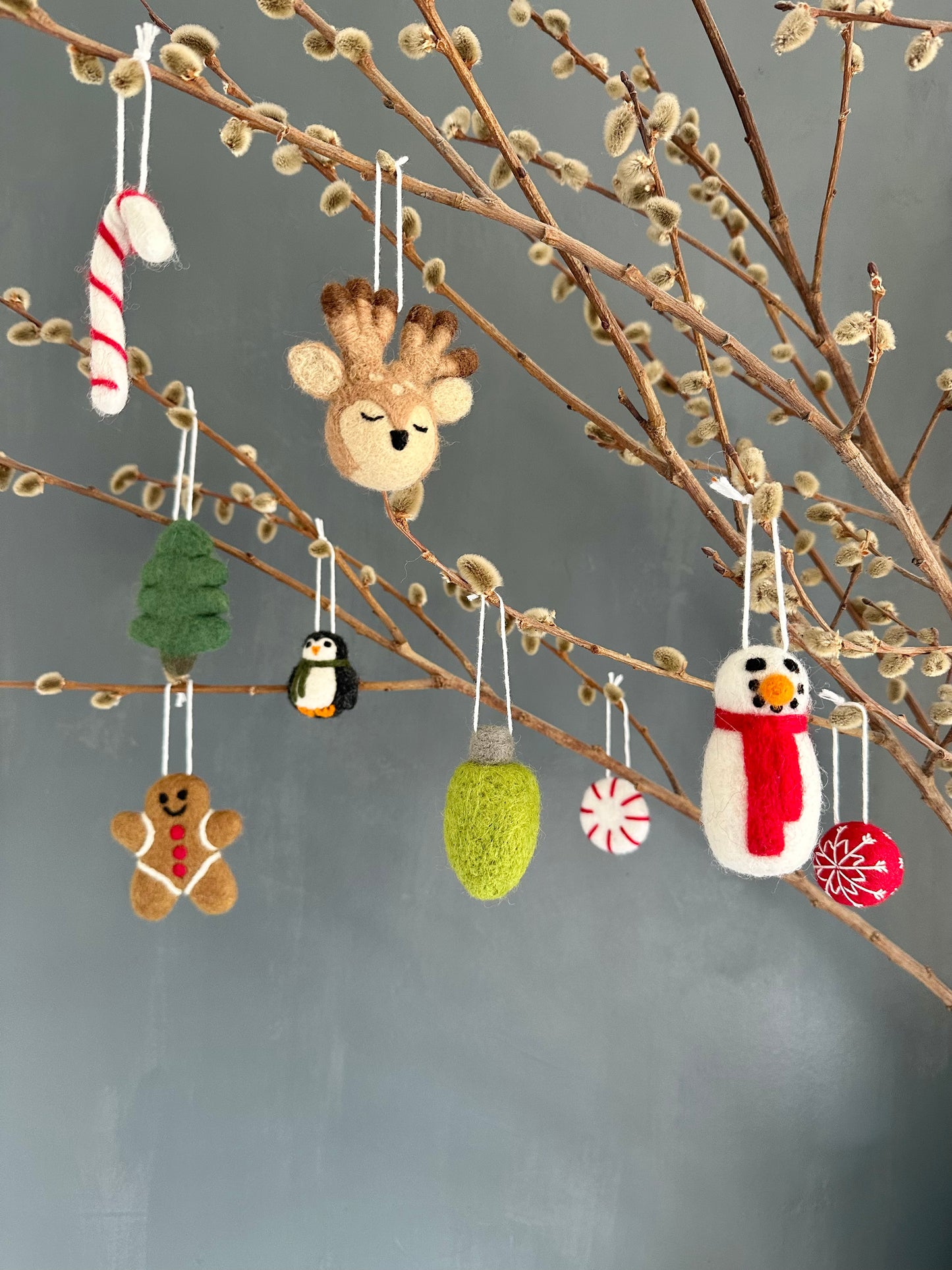 Felted Christmas Ornaments