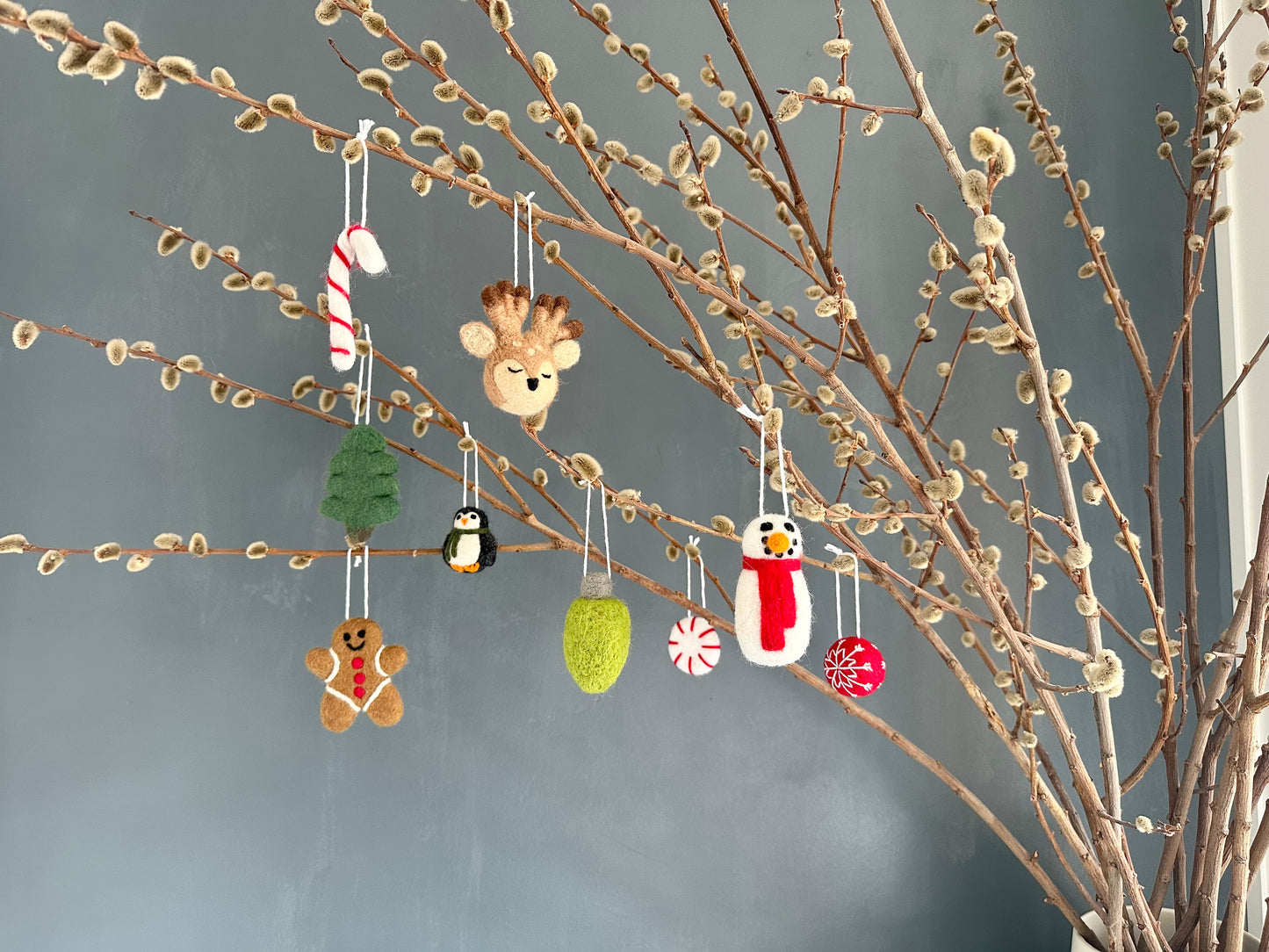 Felted Christmas Ornaments