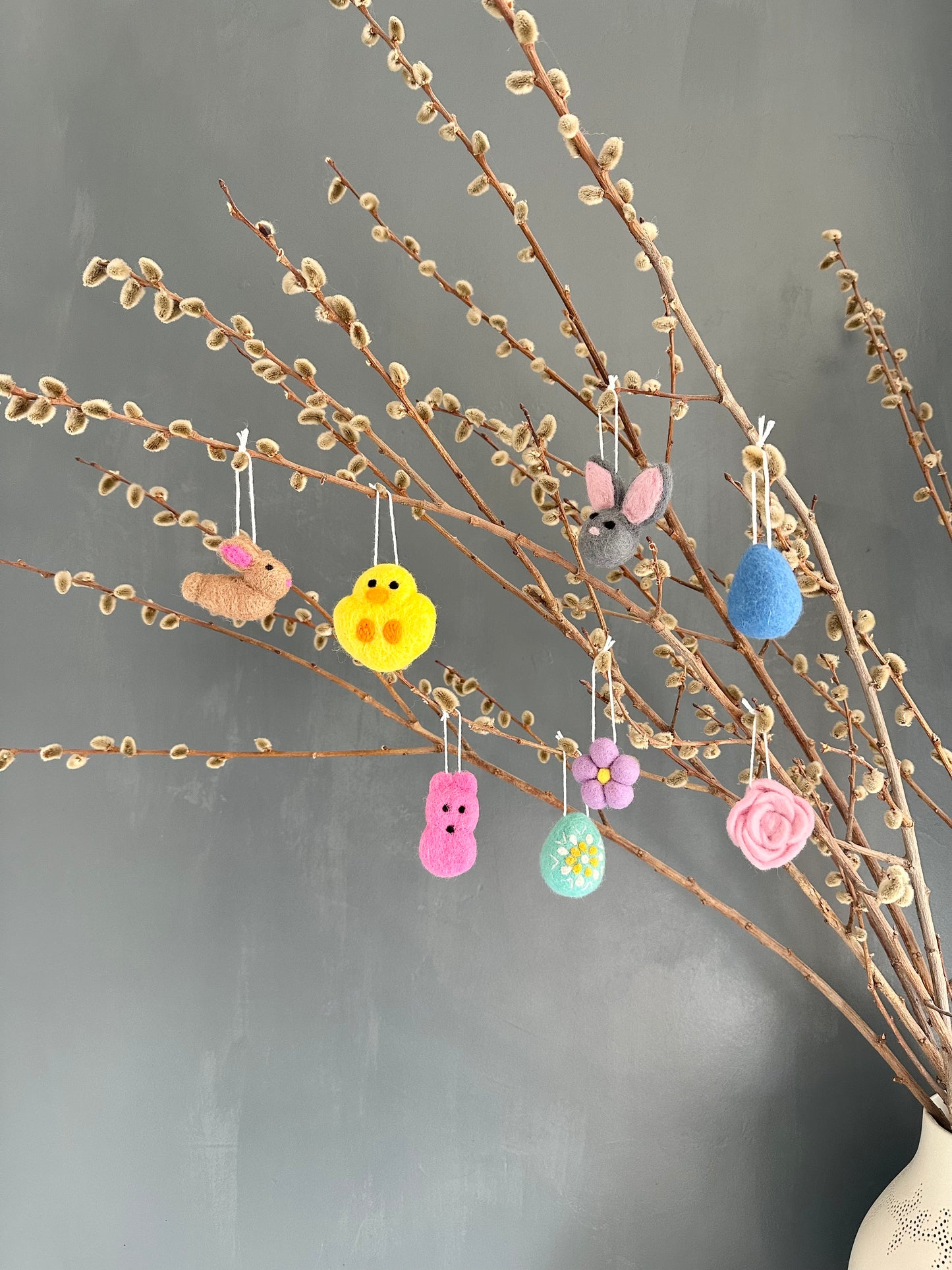 Felted Spring/Easter Ornaments