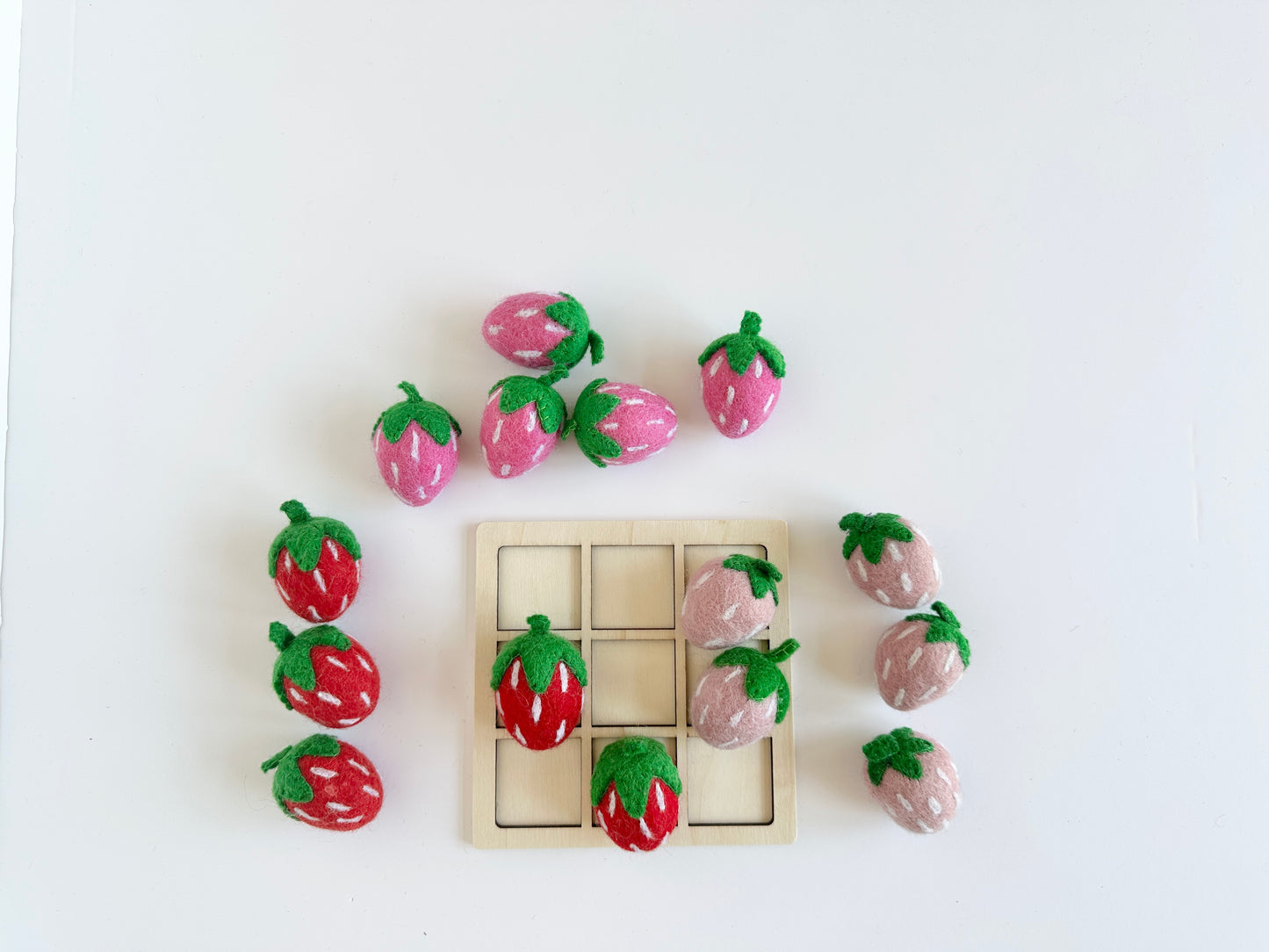 Strawberry Tic Tac Toe Set