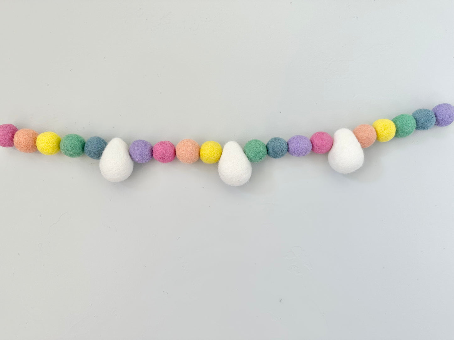Rainbow Easter Egg Garland