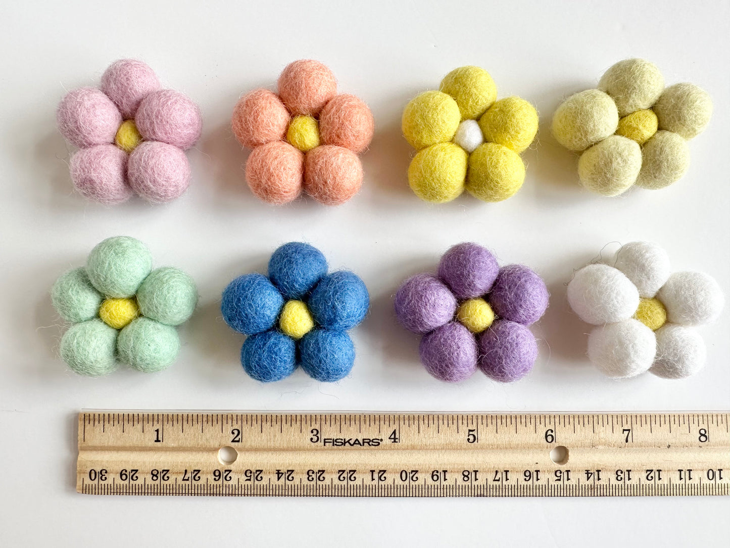 Felt Ball Daisies