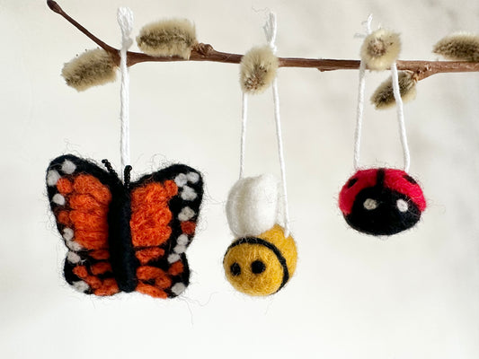 Cute Bug Ornaments