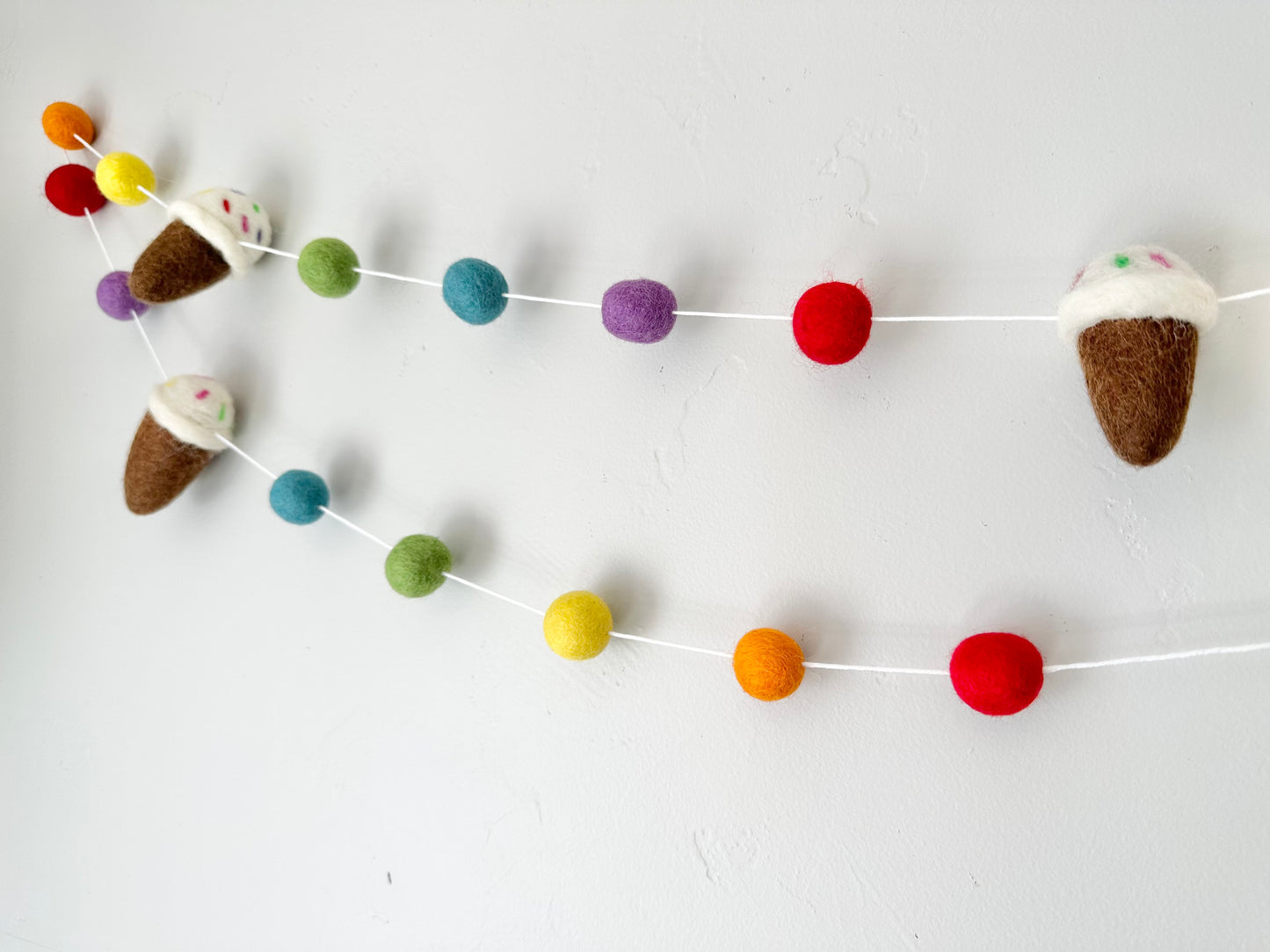 Rainbow Ice Cream Garland
