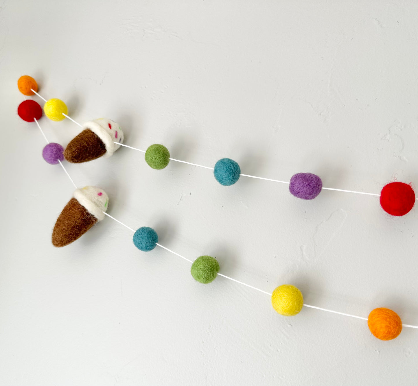 Rainbow Ice Cream Garland