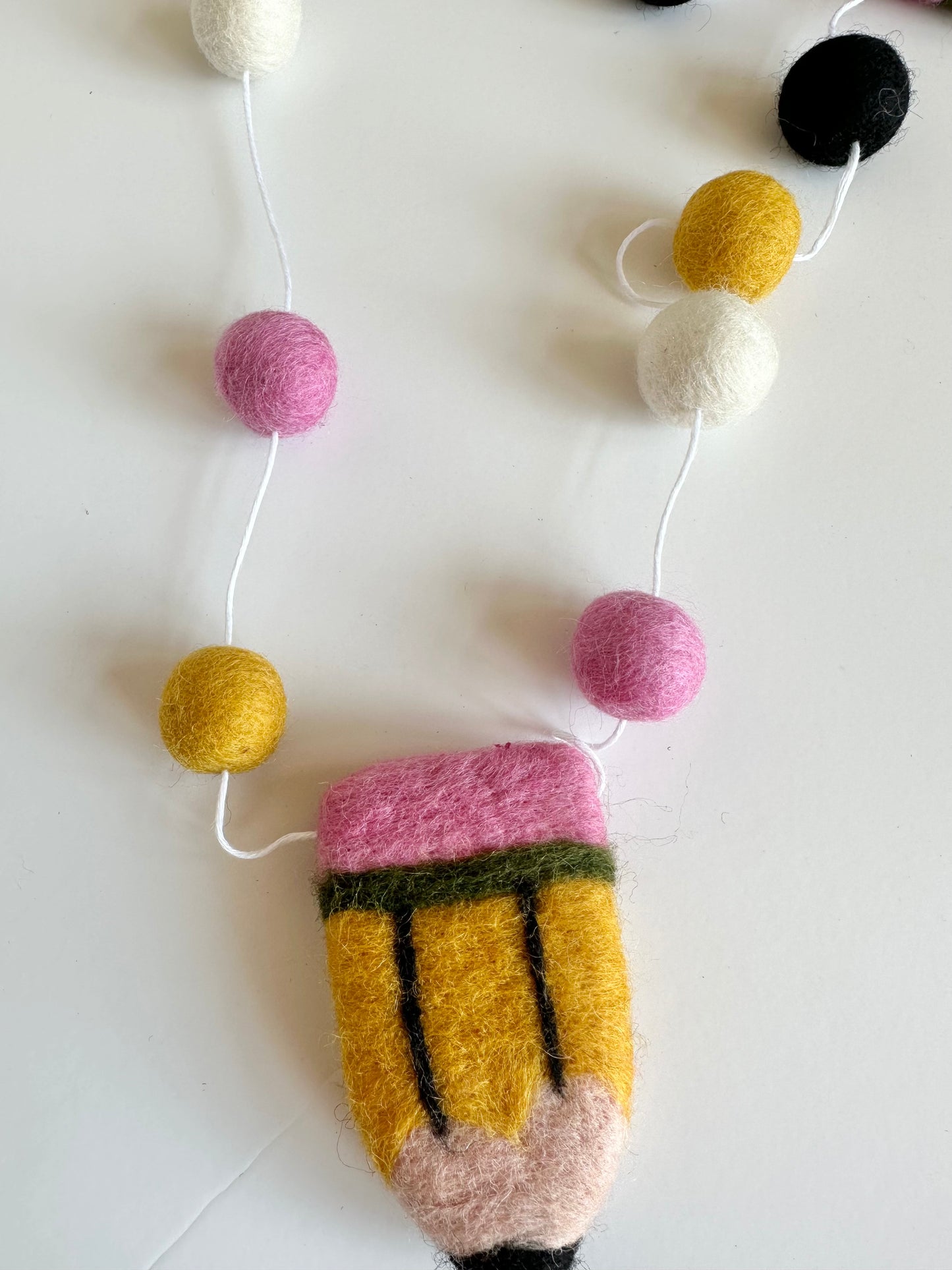 Back to School Pencil Garland