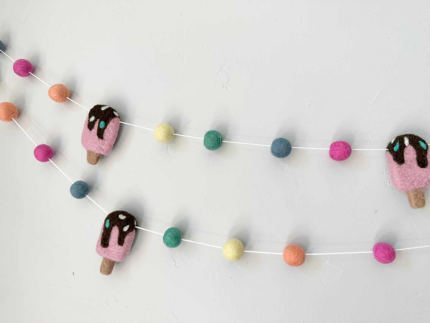 Pink Fudgsicle Garland
