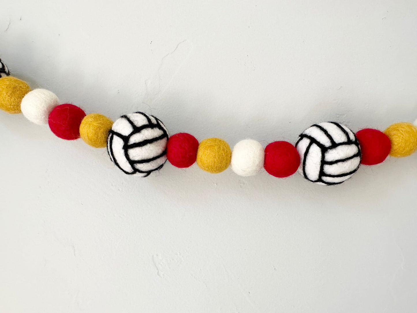 School Volleyball Garland