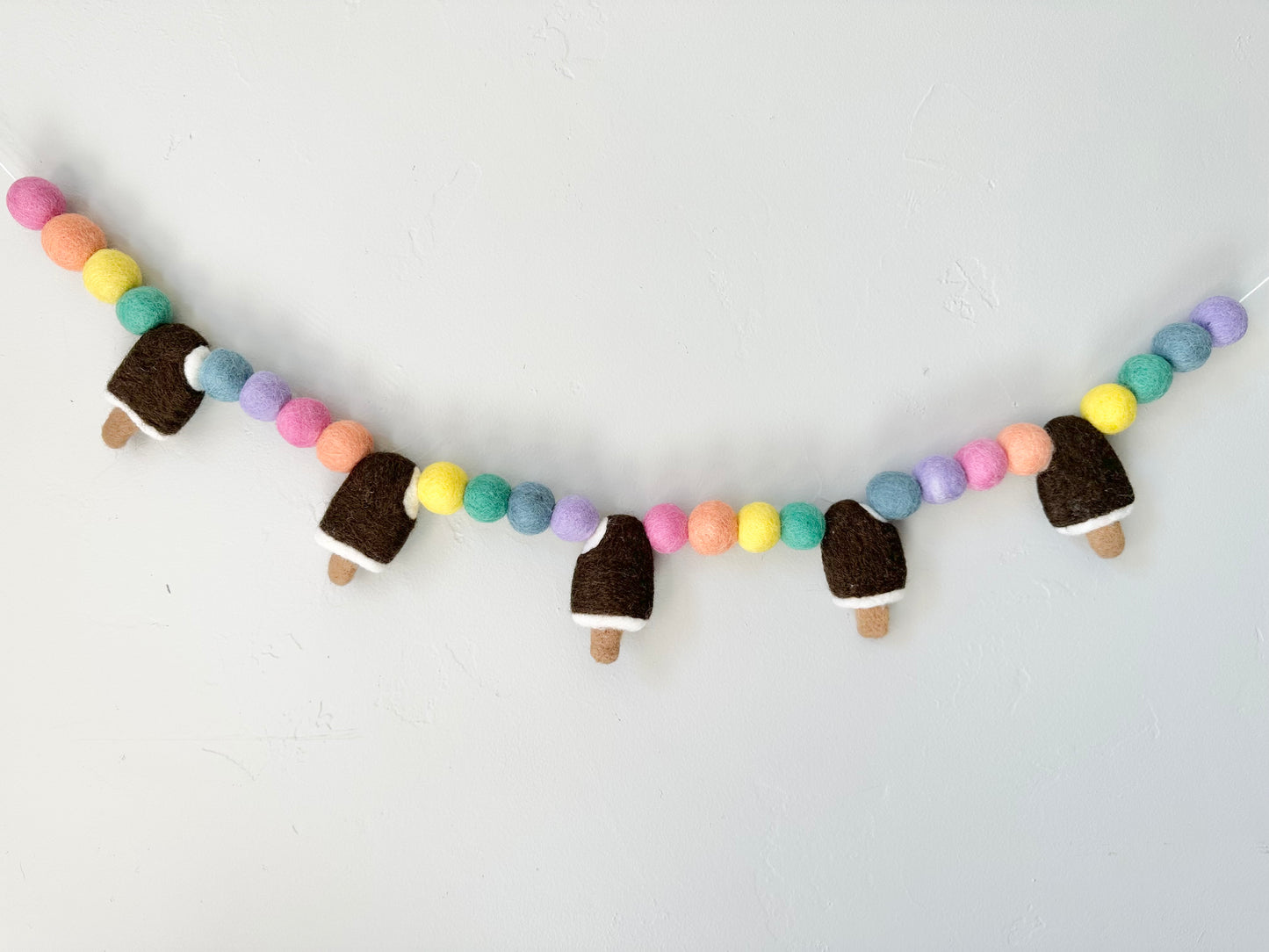 Brown Fudgsicle Garland