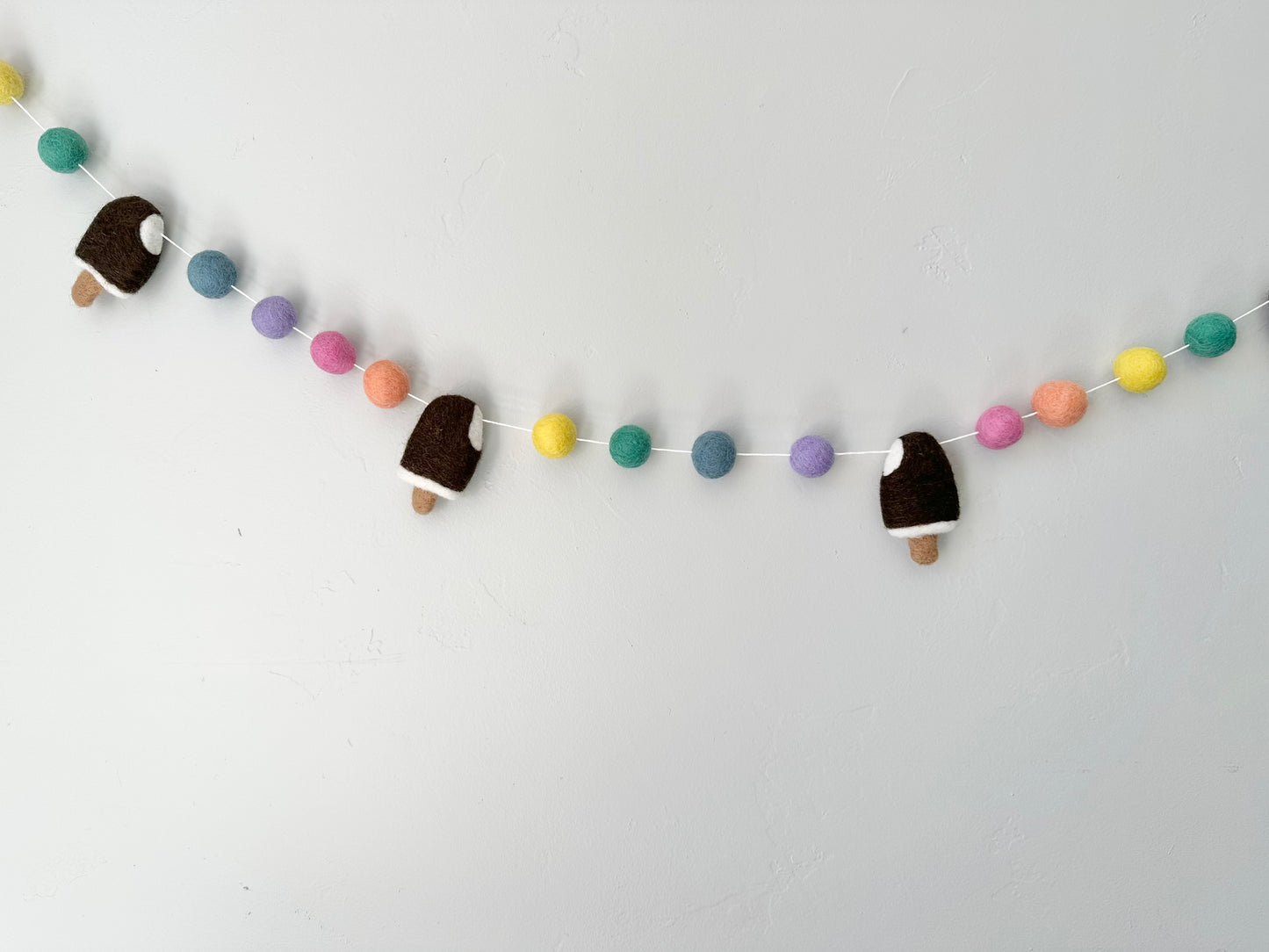 Brown Fudgsicle Garland