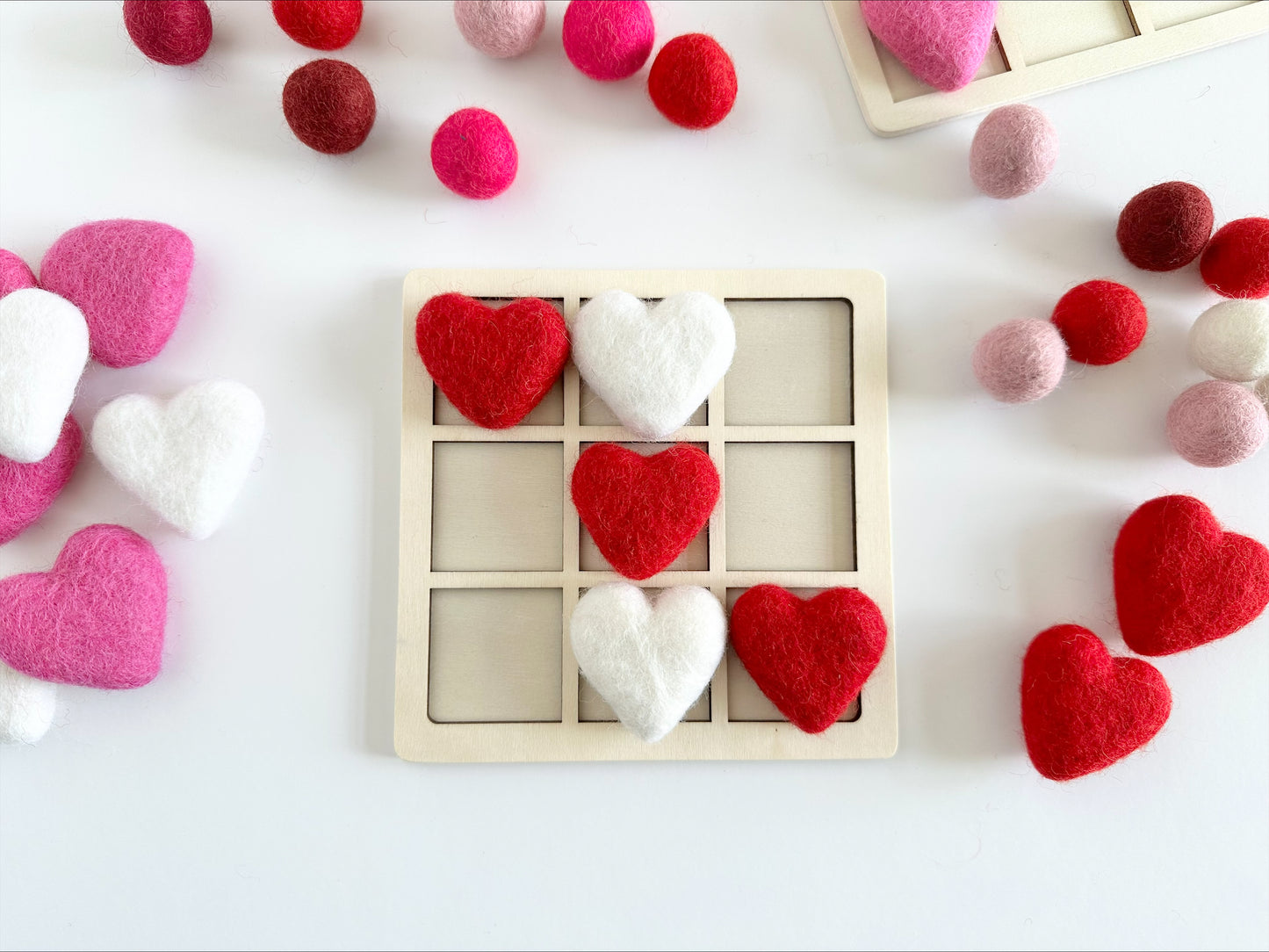 Heart Tic Tac Toe Set