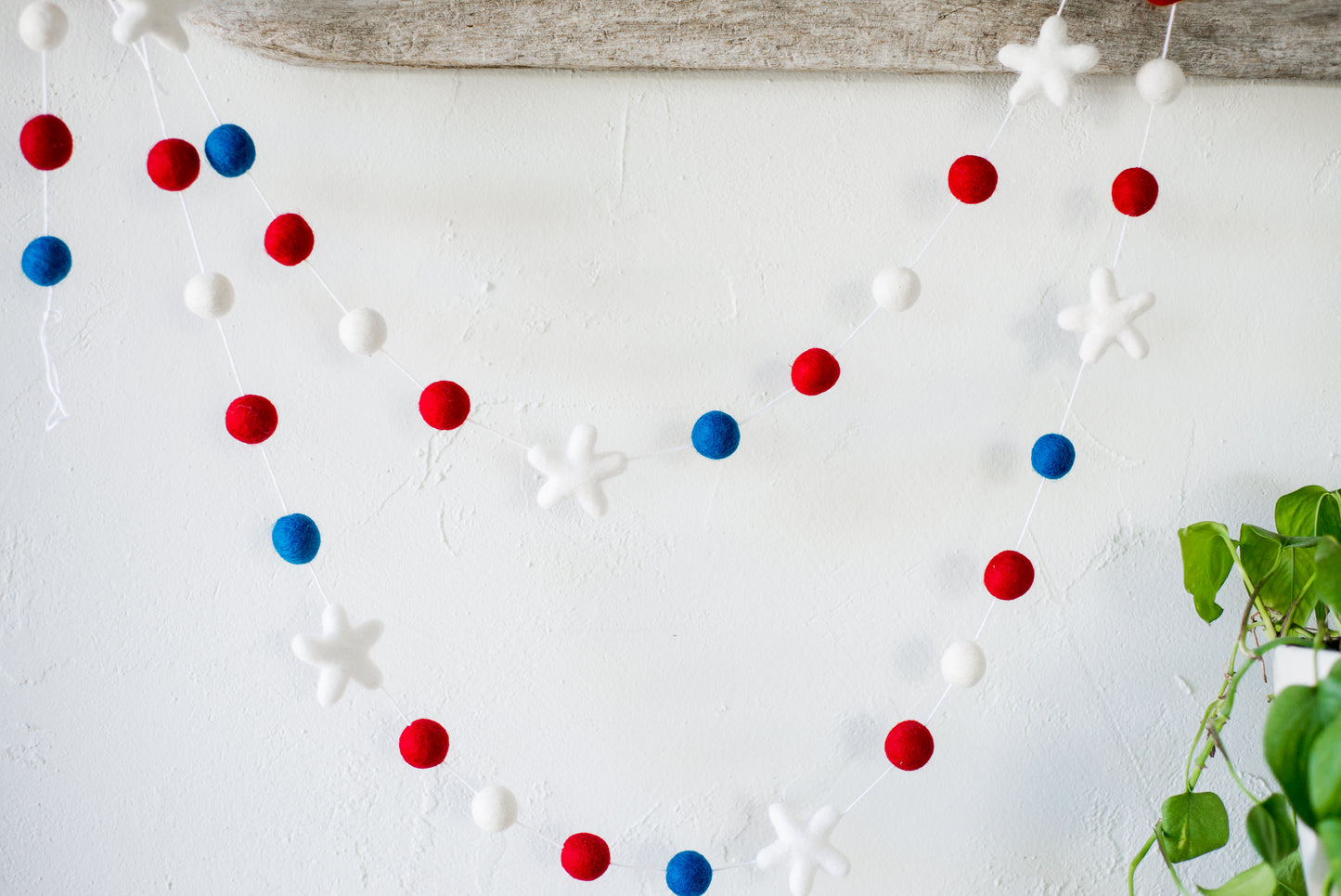 America the Beautiful Star Garland