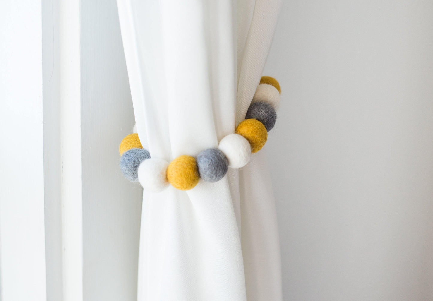 Gold & Neutrals Curtain Ties - Redheadnblue