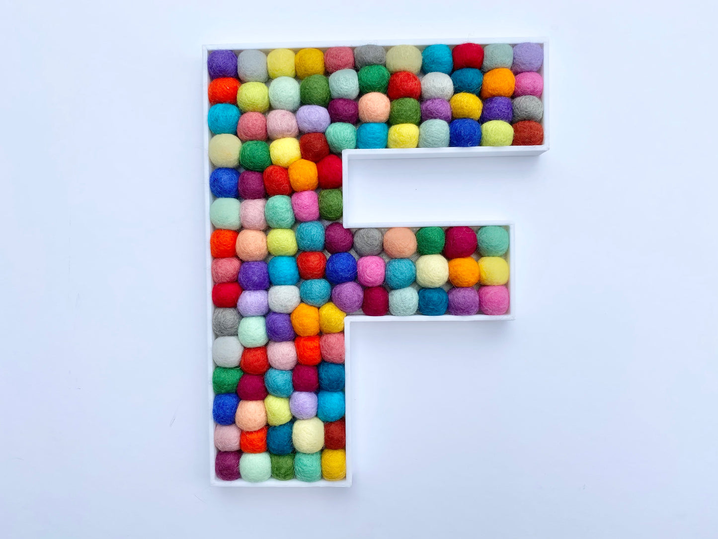 Felt Ball Letter F