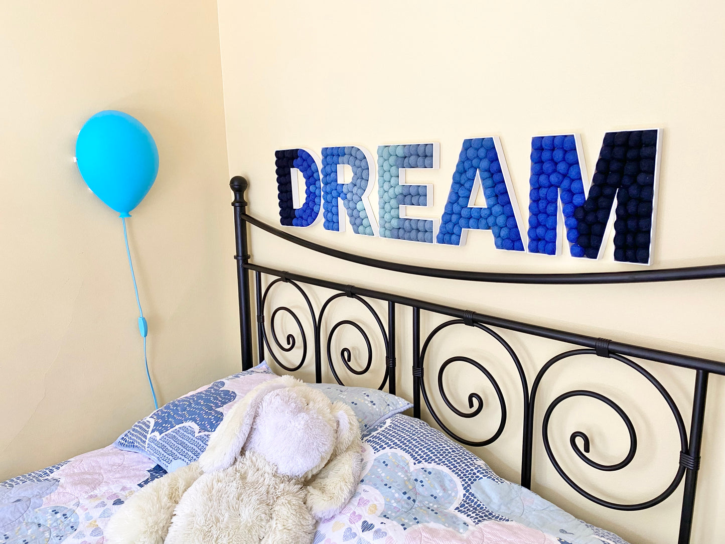 DREAM Felt Ball Letters