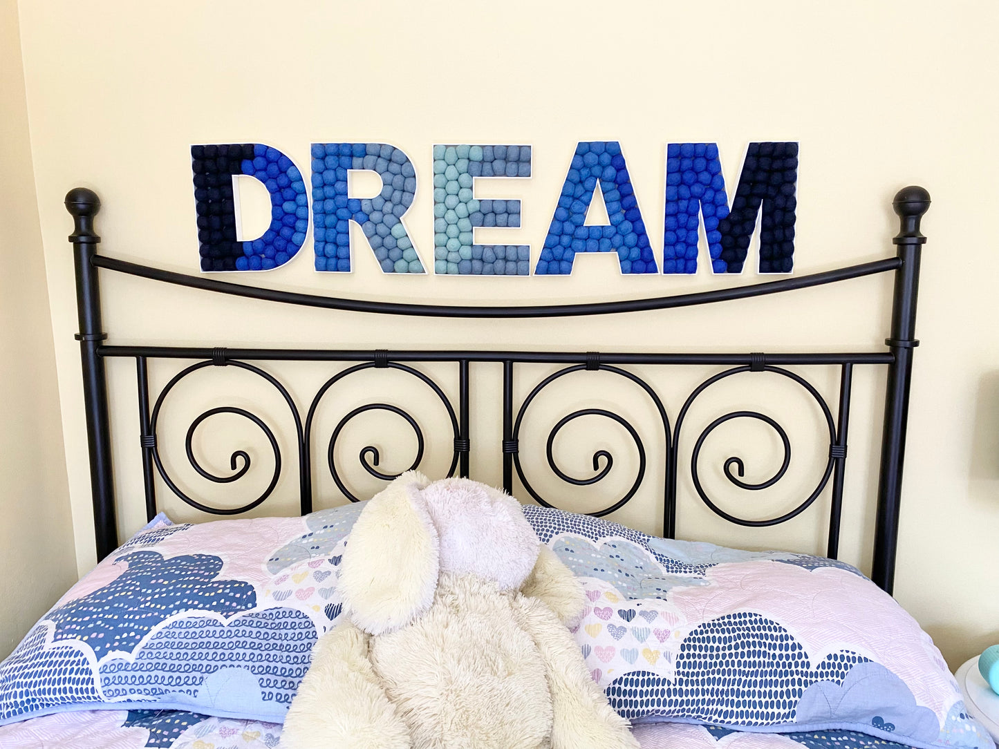 DREAM Felt Ball Letters