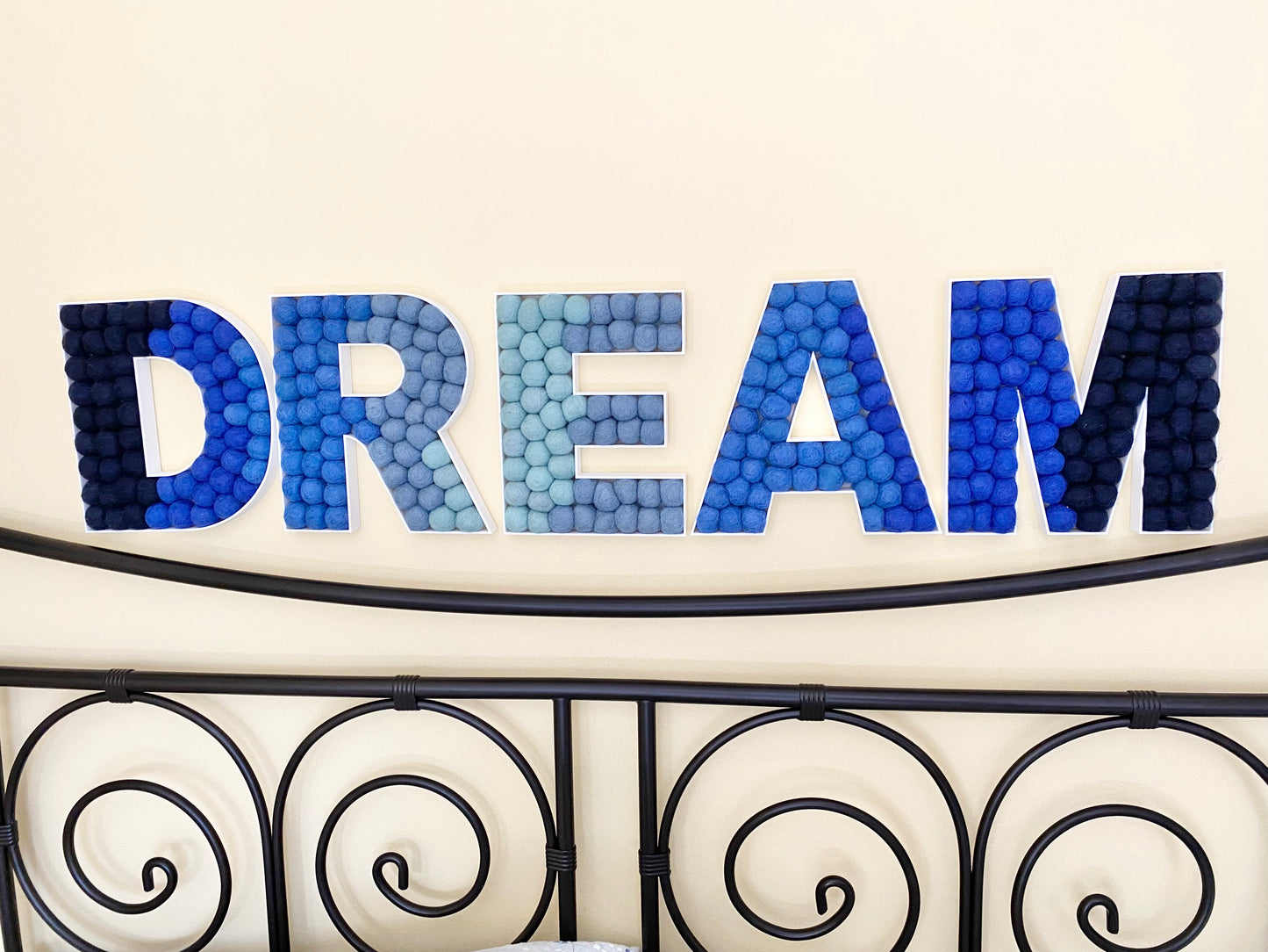 DREAM Felt Ball Letters