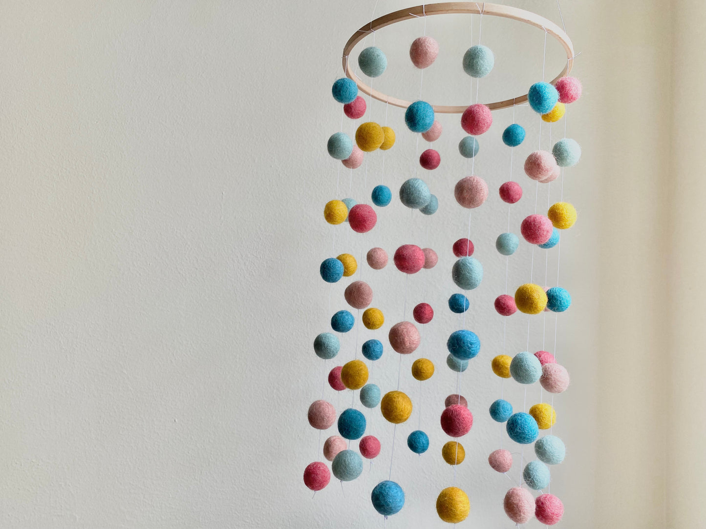 Pinks, Blues & Gold Ceiling Mobile