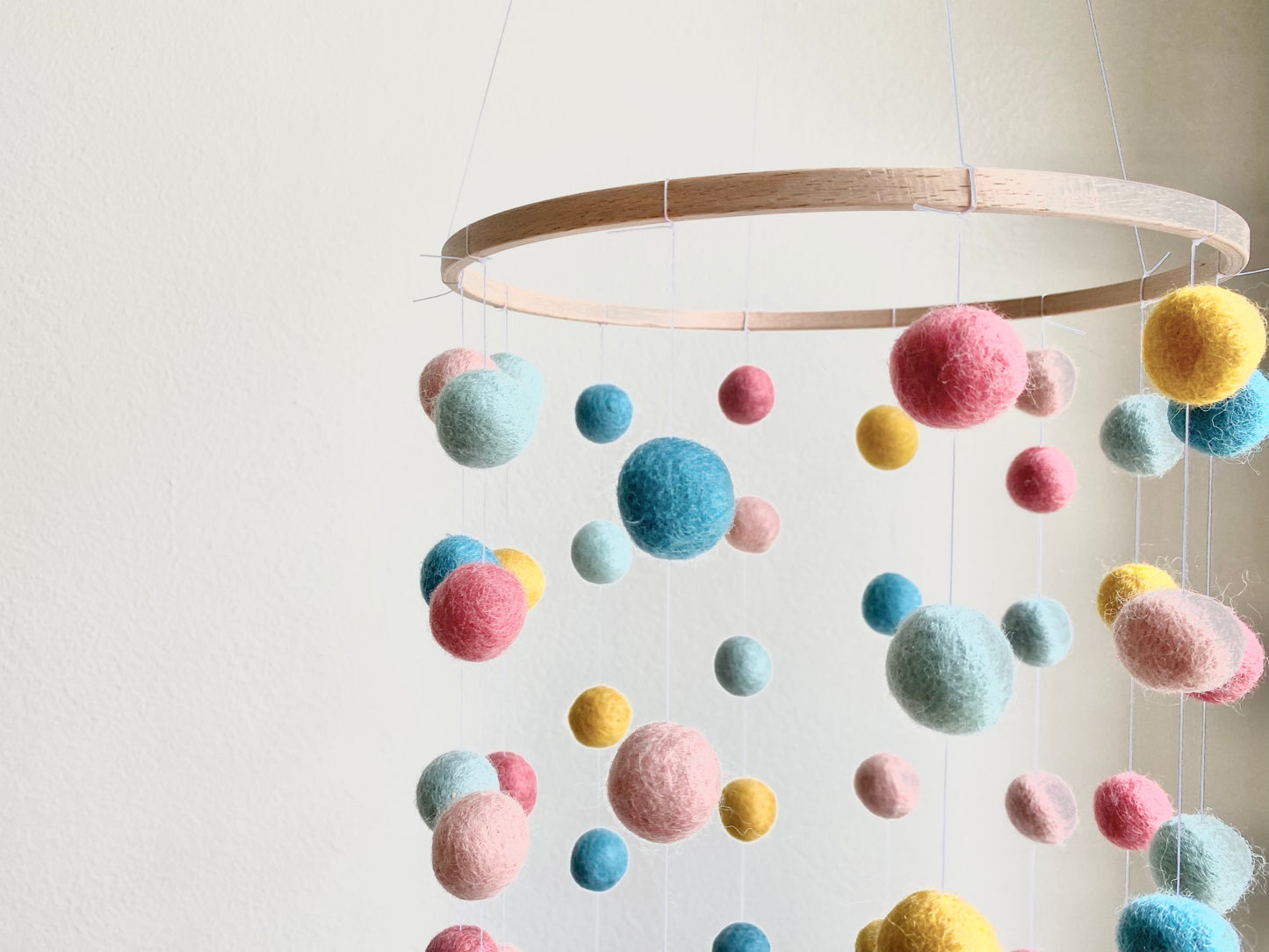 Pinks, Blues & Gold Ceiling Mobile