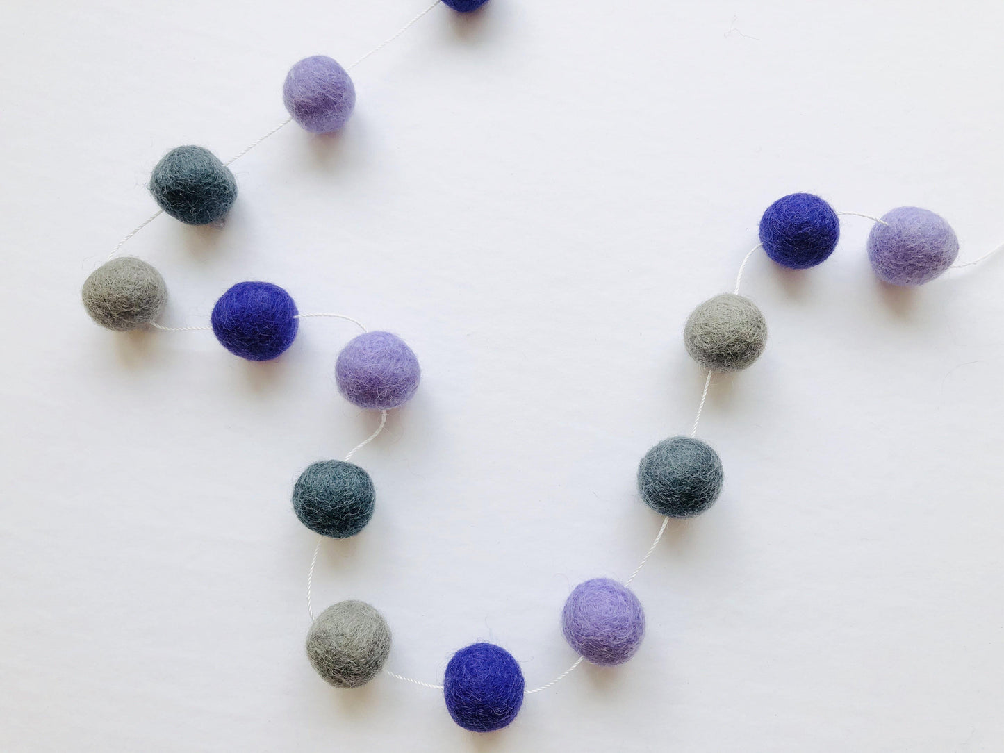 Greys & Purples Garland - Redheadnblue