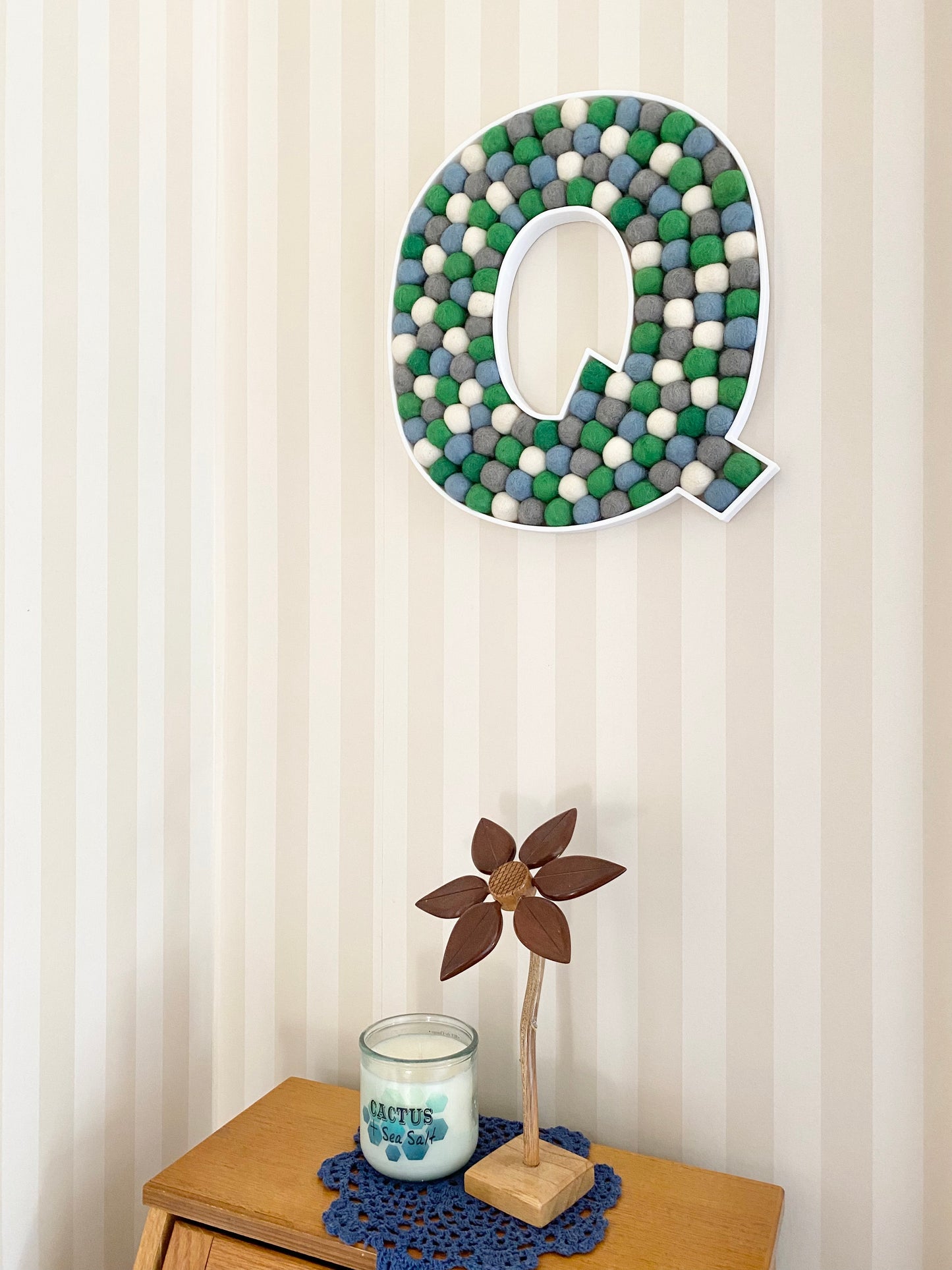 Felt Ball Letter Q