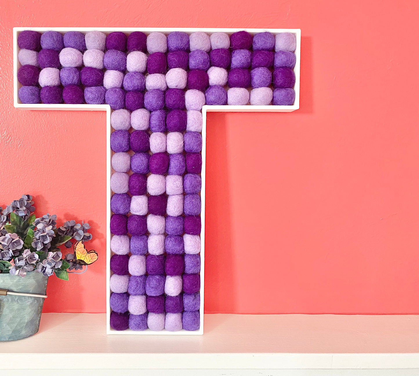 Felt Ball Letter T