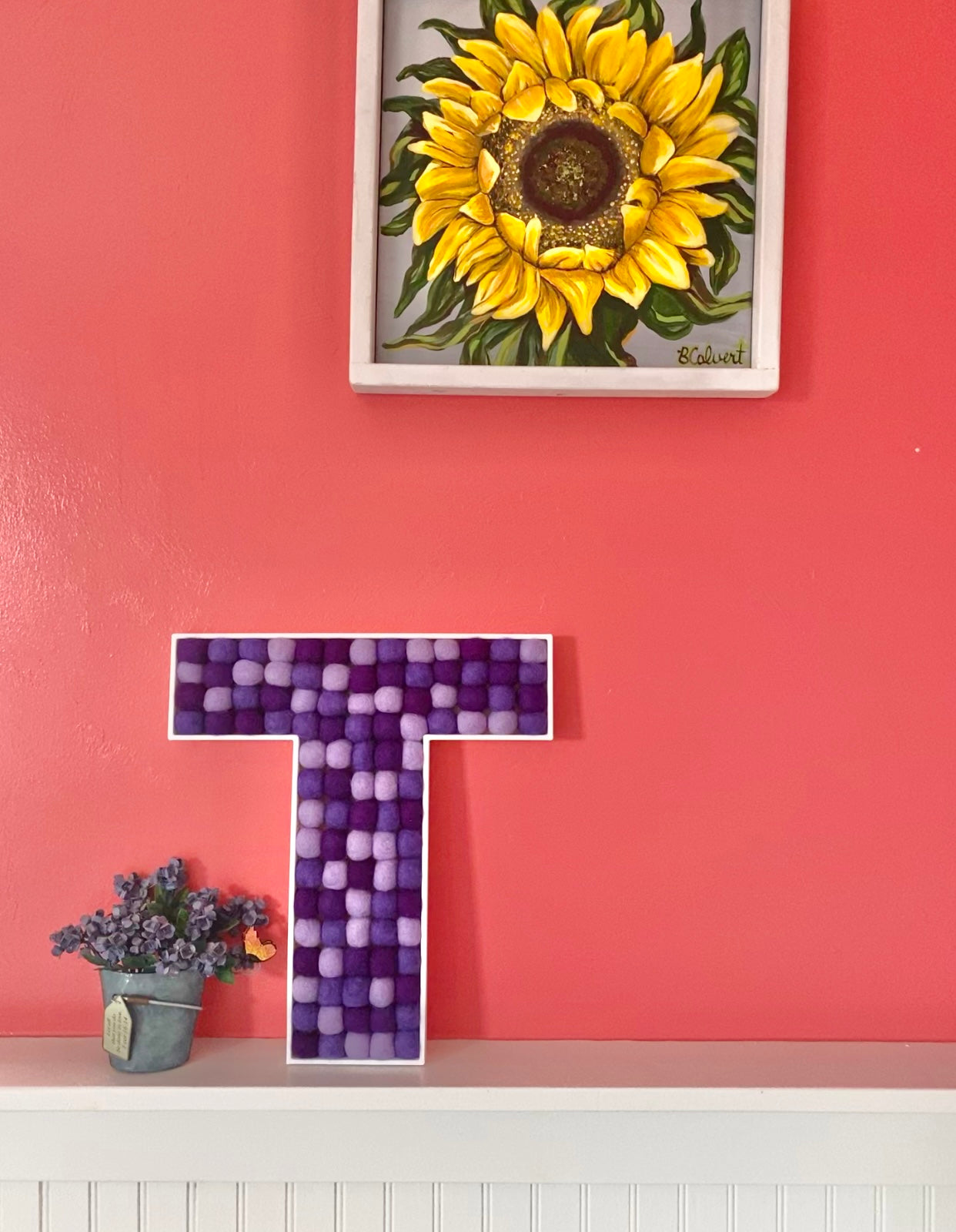 Felt Ball Letter T