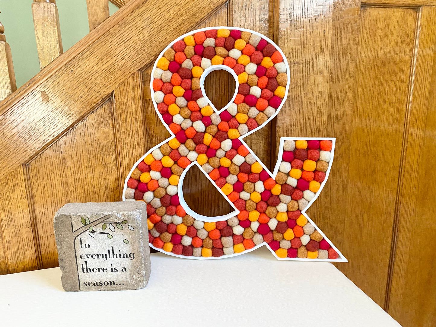Felt Ball Ampersand - &