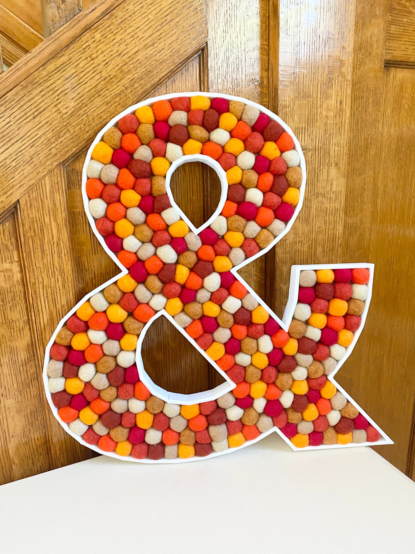 Felt Ball Ampersand - &