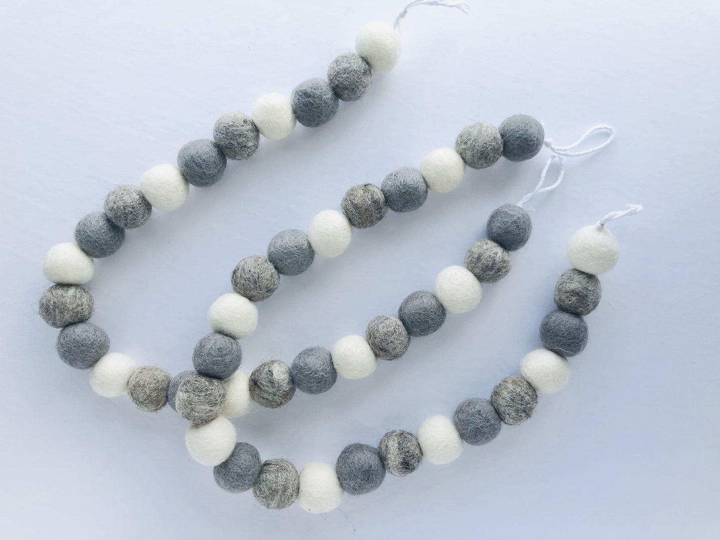 Shades of Gray Curtain Ties - Redheadnblue