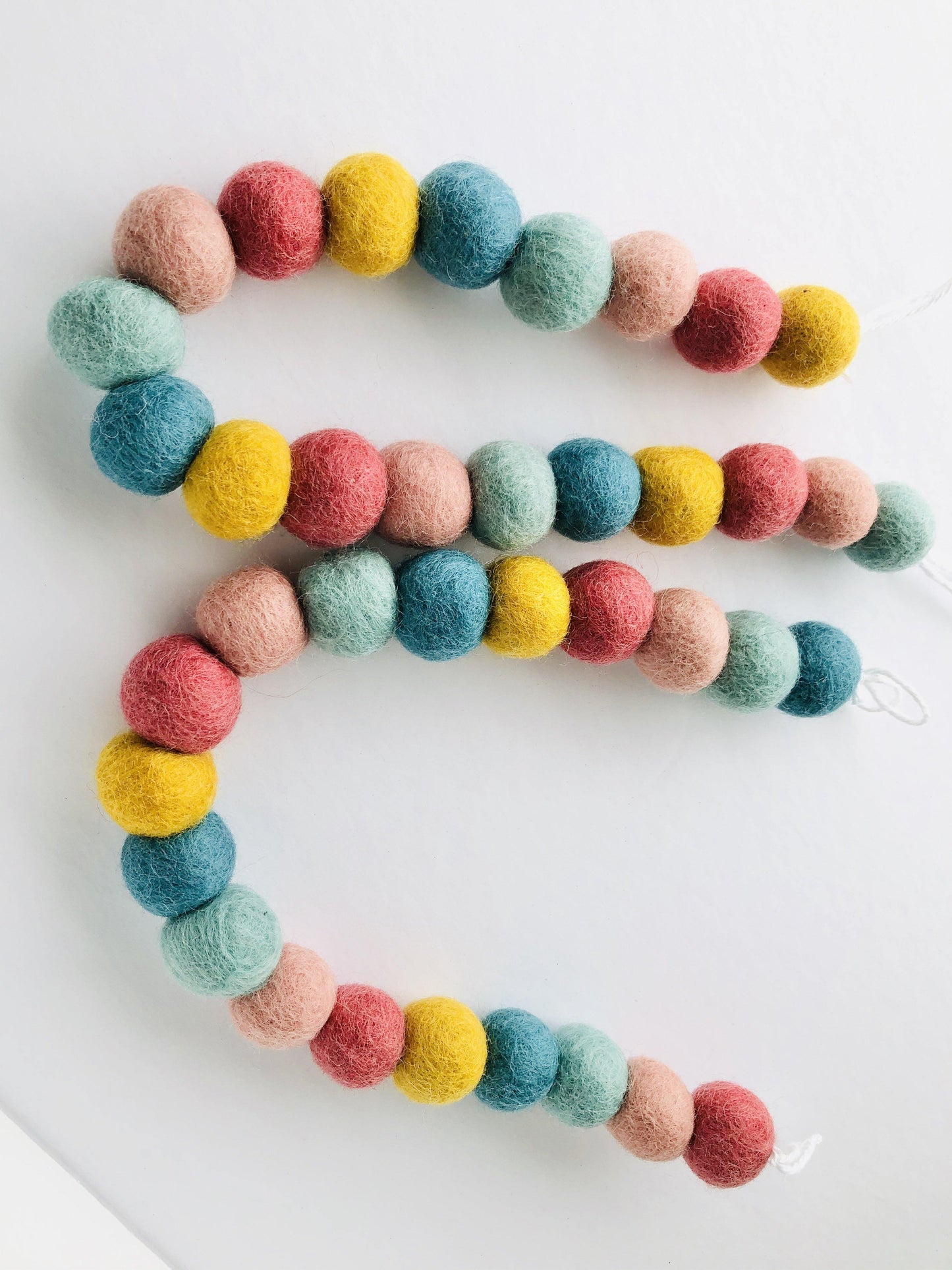 Dark Coral & Blues Curtain Ties - Redheadnblue