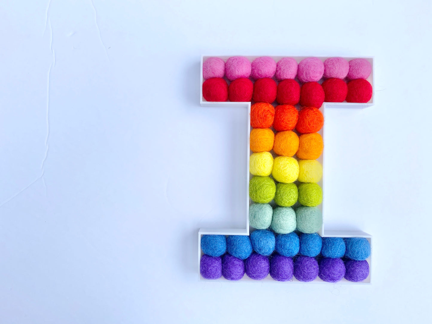 HI Felt Ball Letters