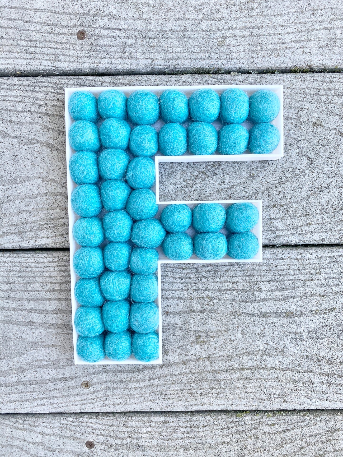 Felt Ball Letter F