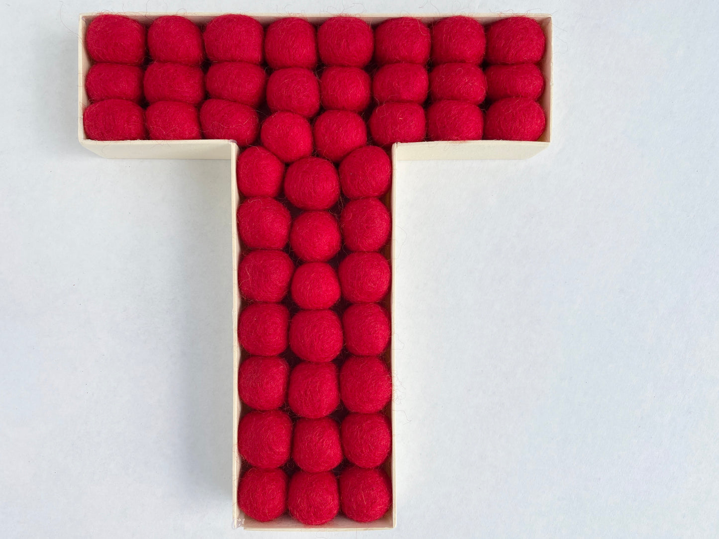 EAT Felt Ball Letters