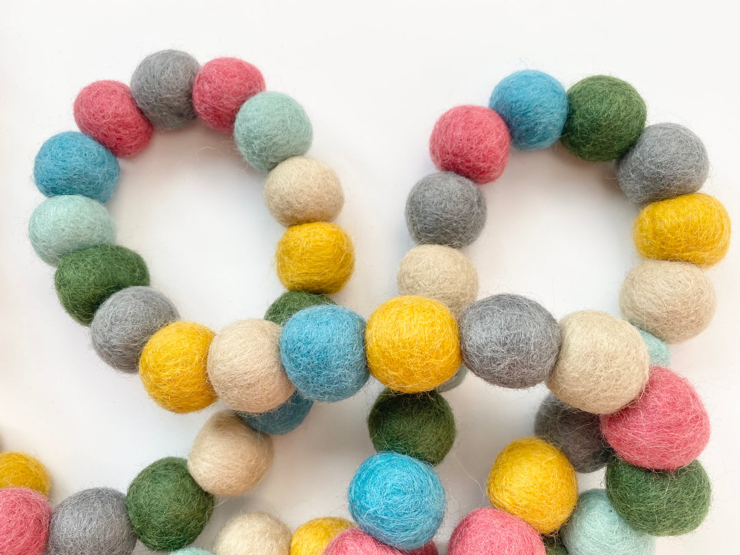 Fun Fun Fun Felt Ball Garland