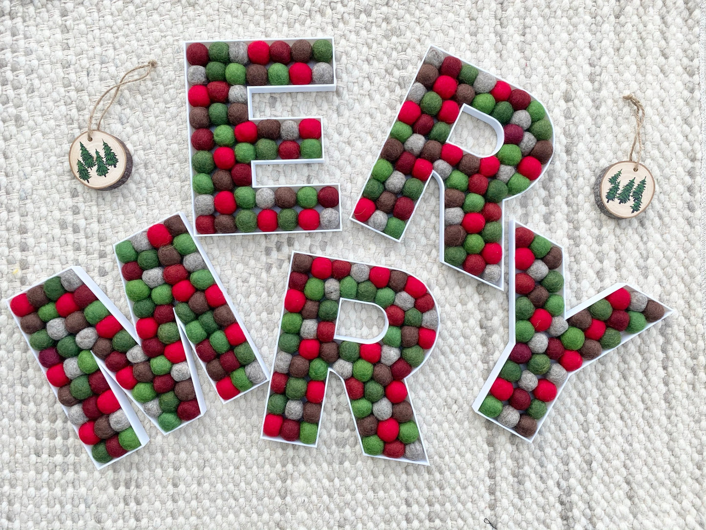 Felt Ball Letter E