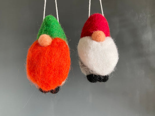 Gnome Felt Ornament