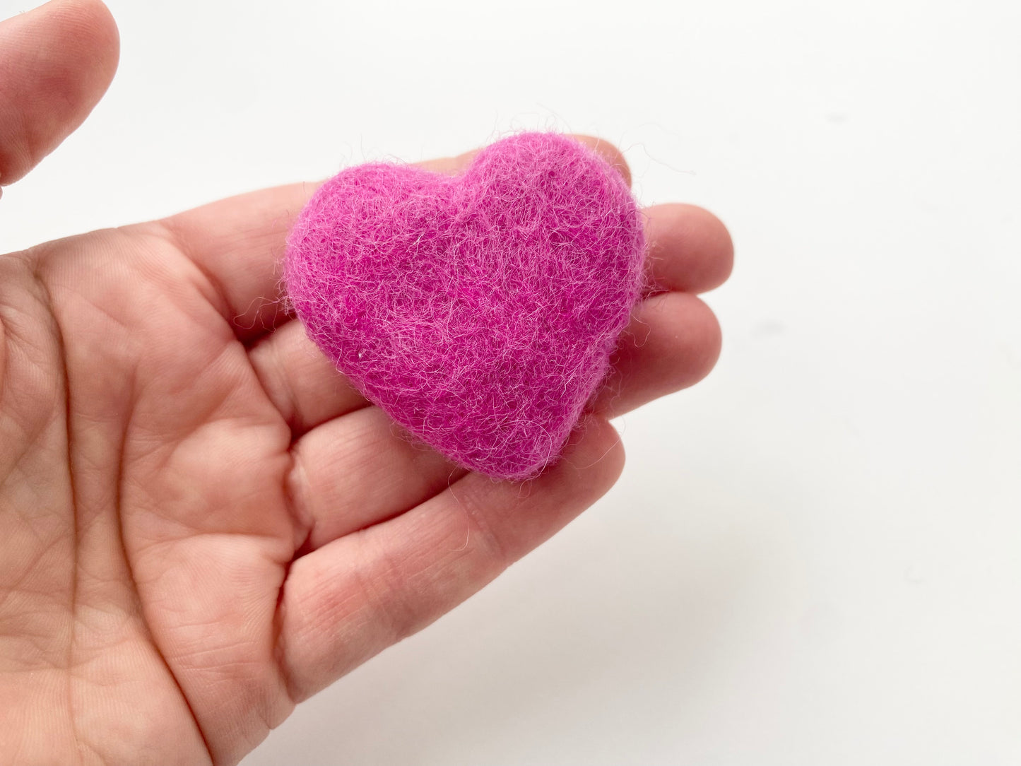 Felted Hearts