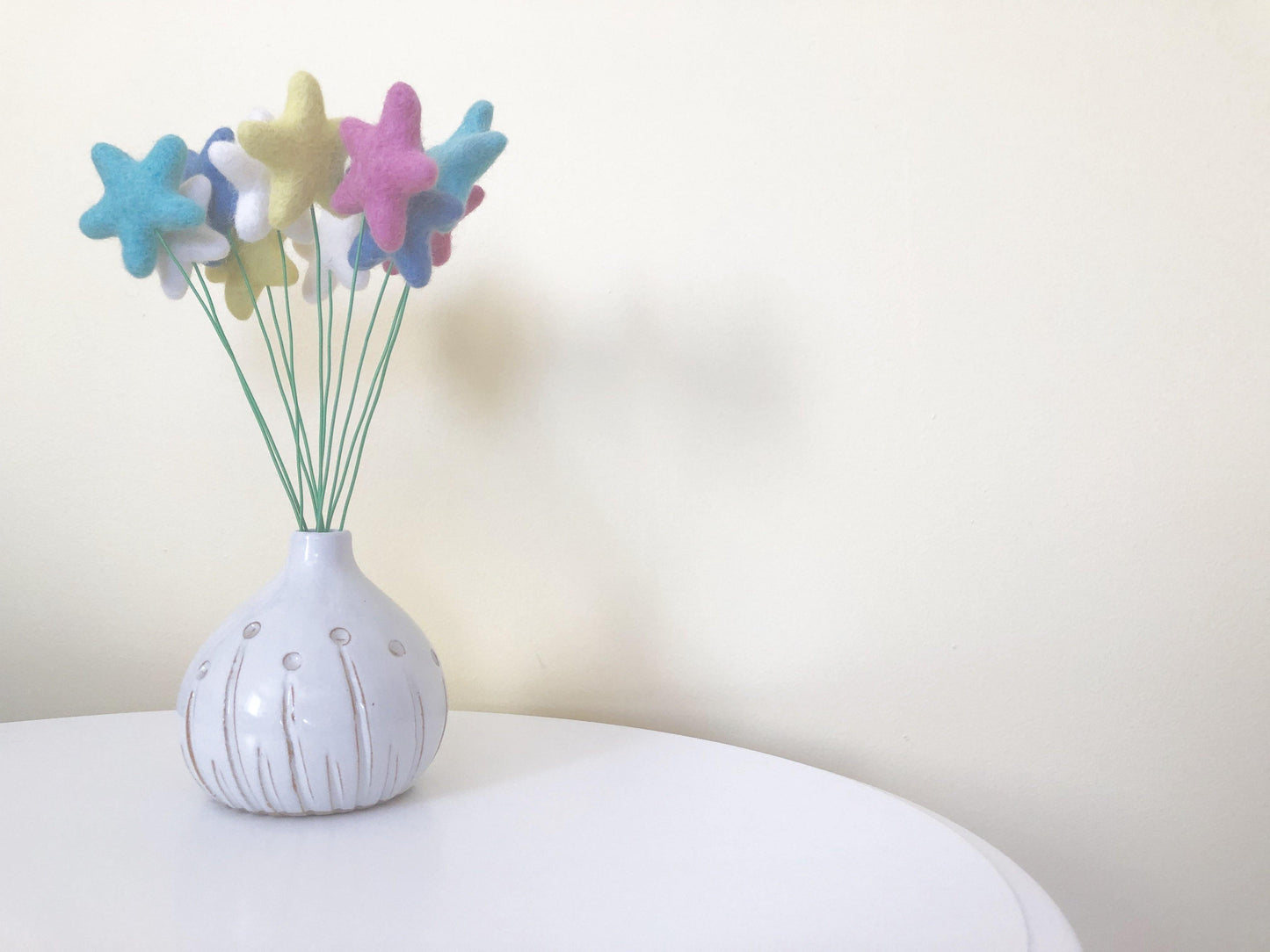 Felted Star Bouquet - Redheadnblue