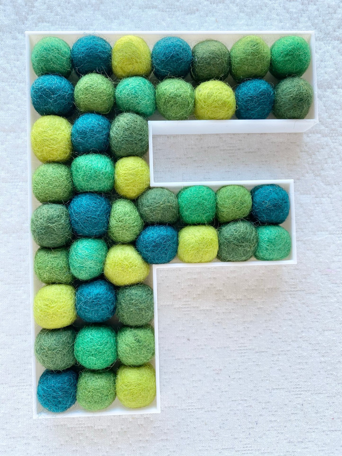 Felt Ball Letter F