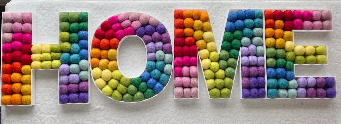 Felt Ball Letter O
