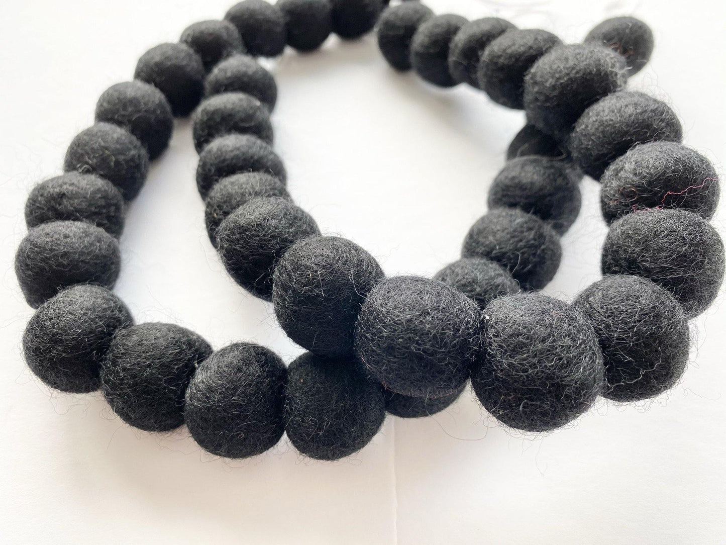 Solid Black Curtain Ties - Redheadnblue