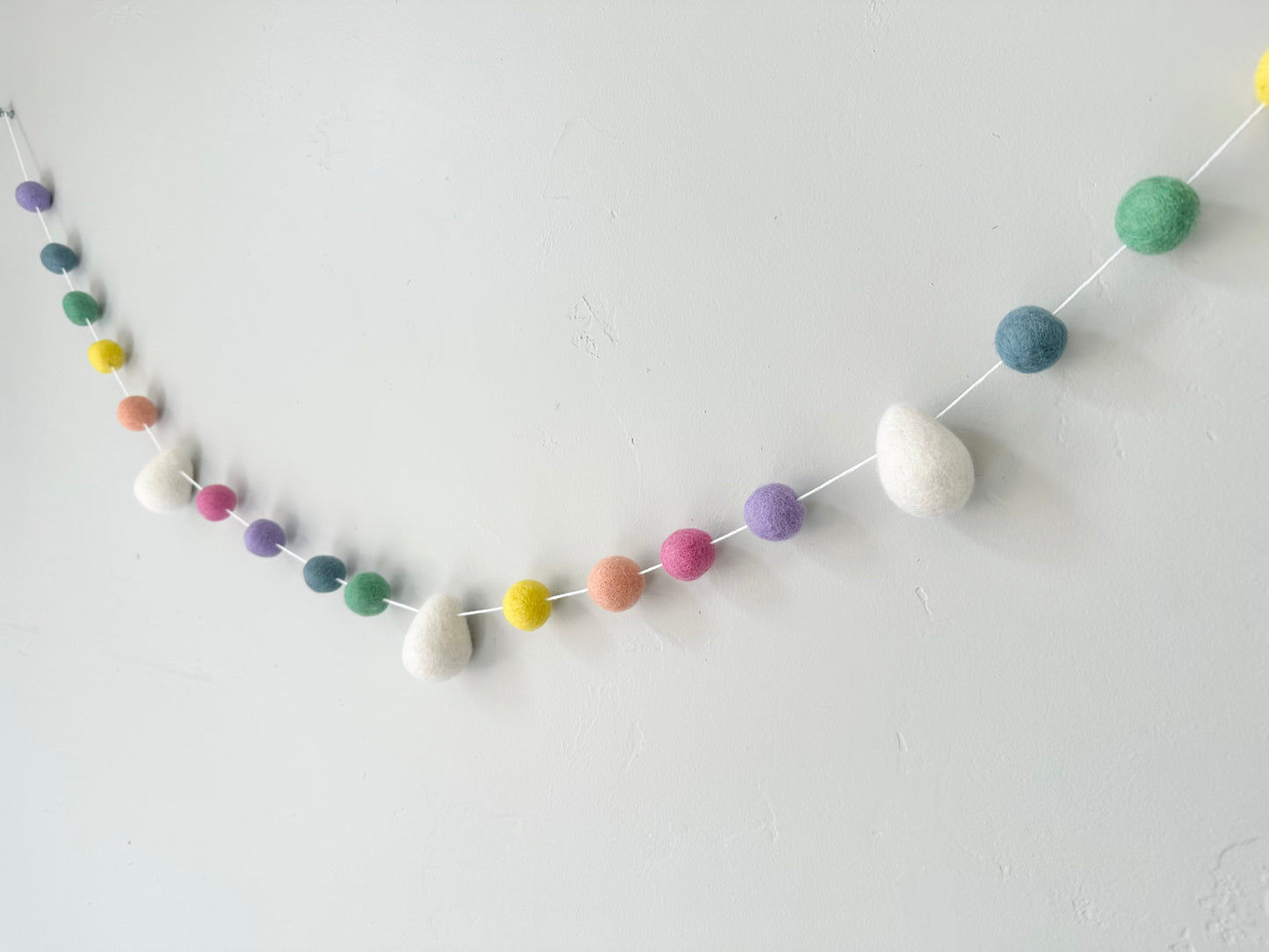 Rainbow Easter Egg Garland