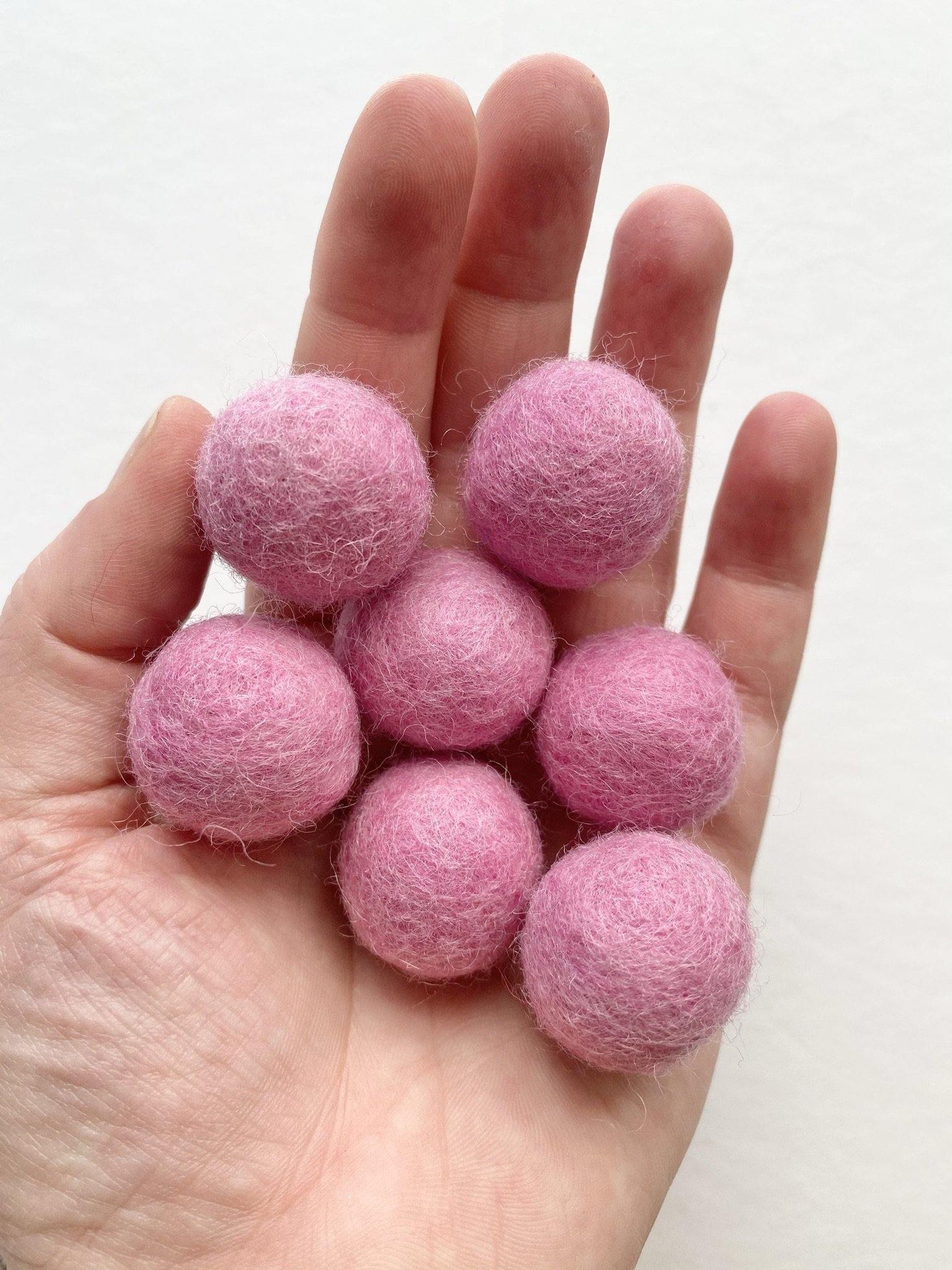 Retro Christmas - 2 cm Felt Pom Pom Balls - Wool Jamboree