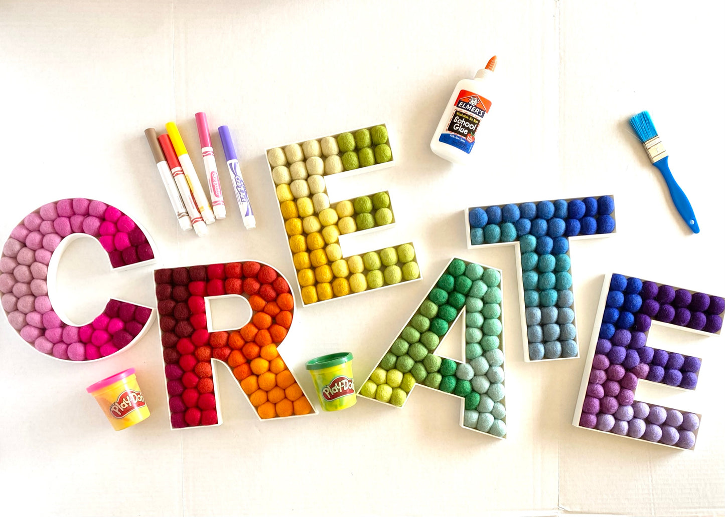 Felt Ball Letter T