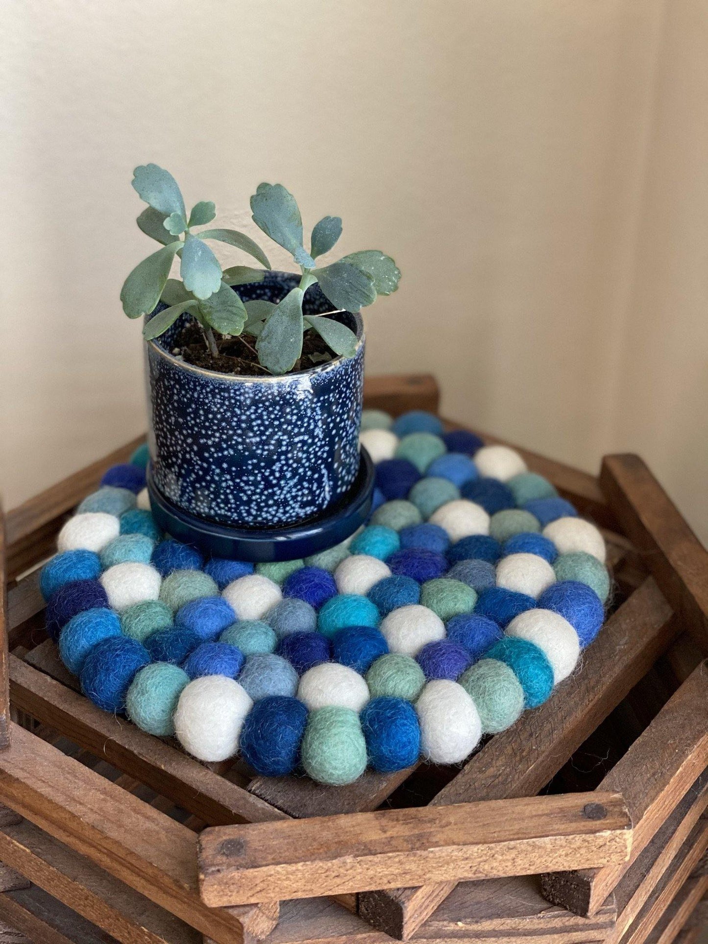 Blue Trivet &/or Coaster - Redheadnblue