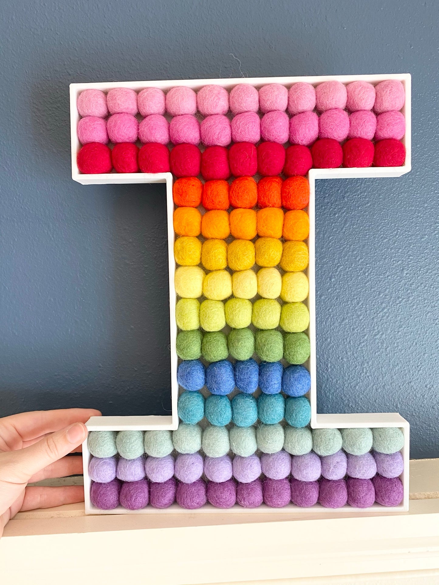 HI Felt Ball Letters