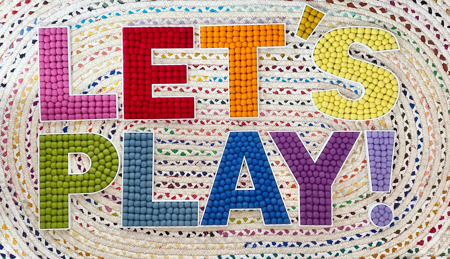 Felt Ball Letter L