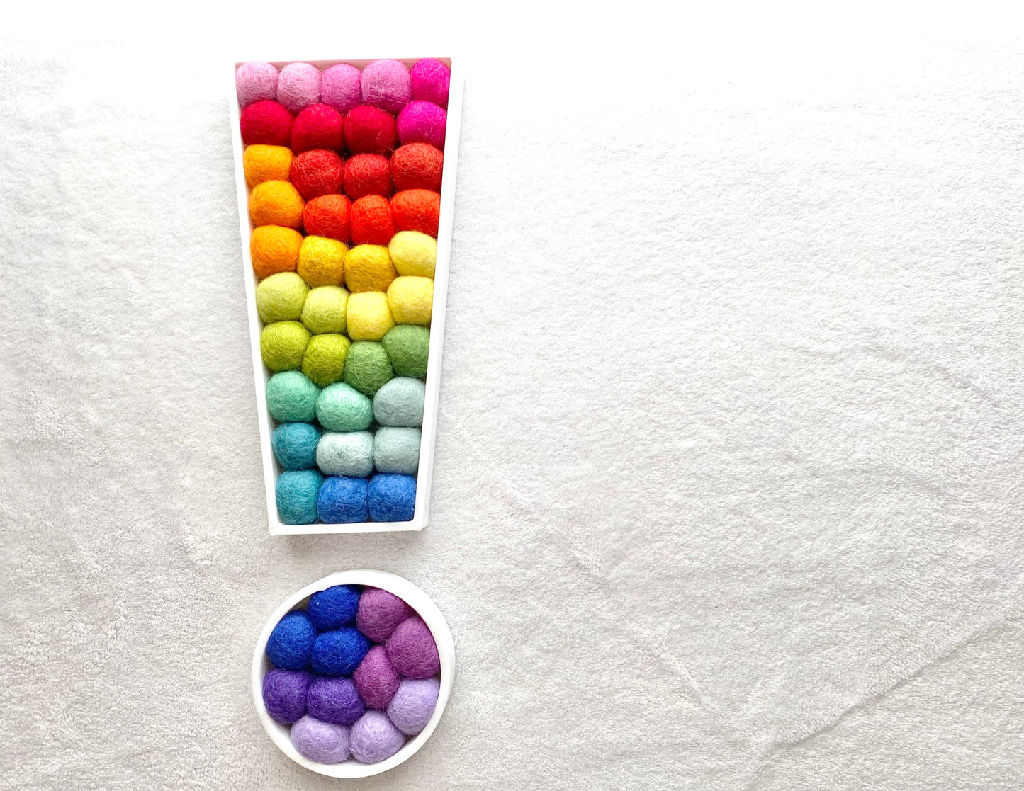 Felt Ball Exclamation Point Wall Hanging